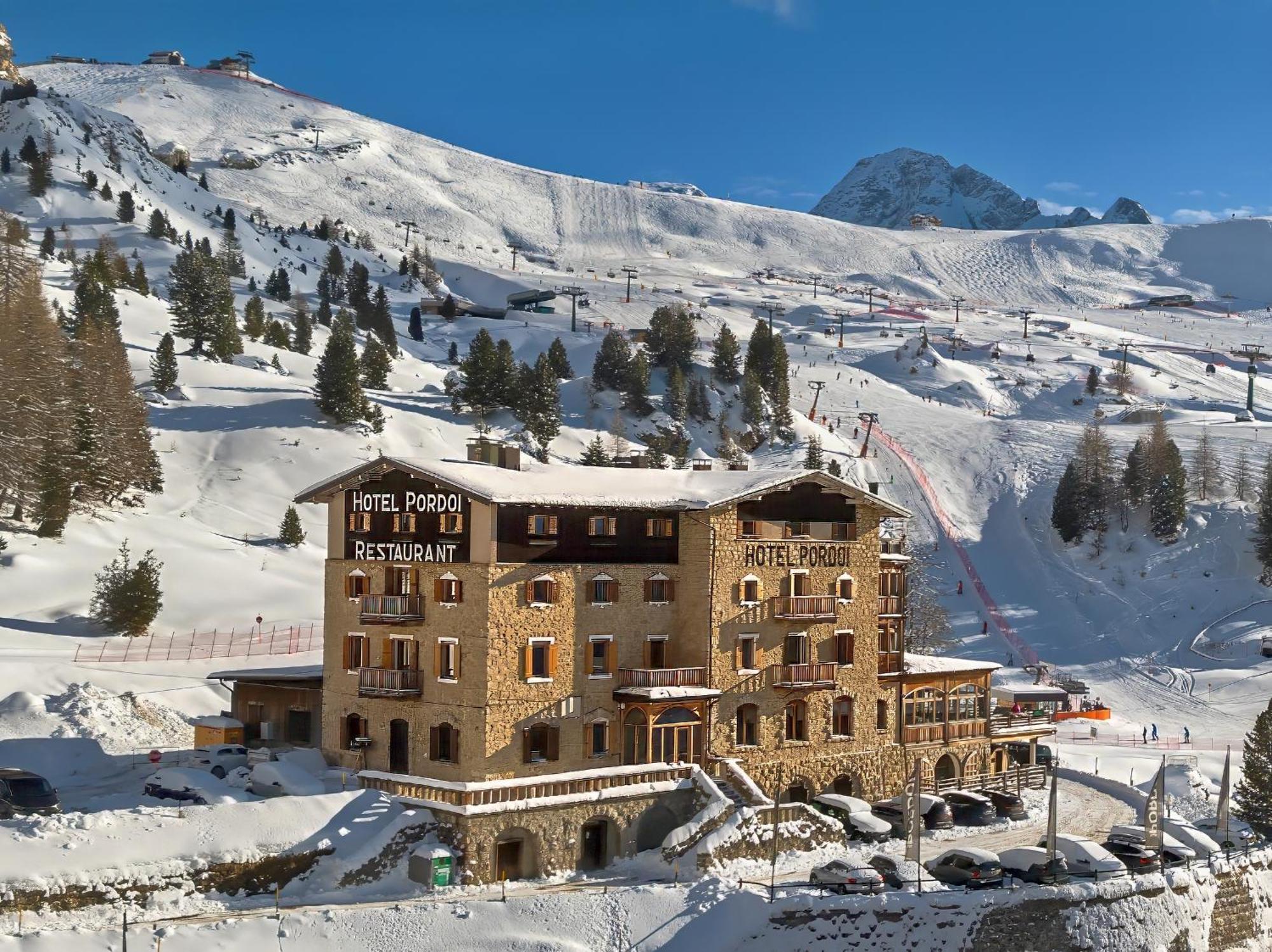 Hotel Pordoi Passo Pordoi Vegetarian Hotel Canazei Buitenkant foto